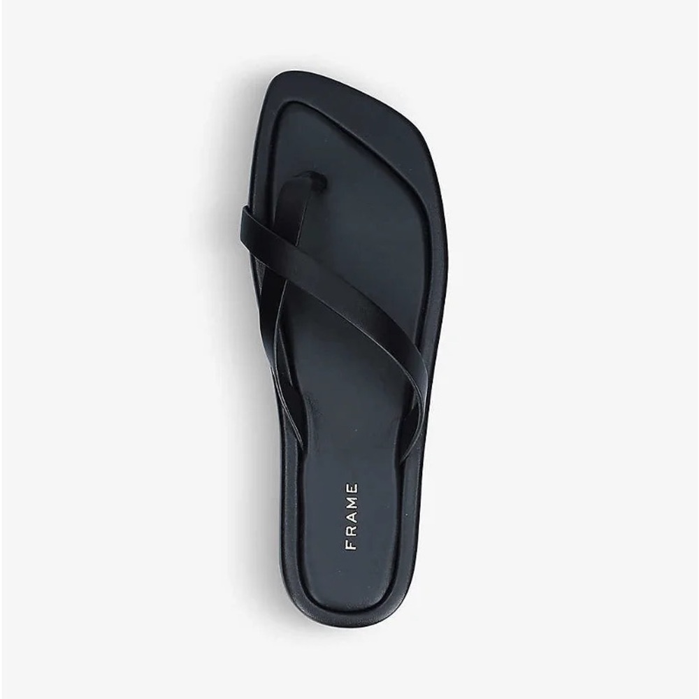 FRAME Le Montauk Crossover-Strap Leather Sandals